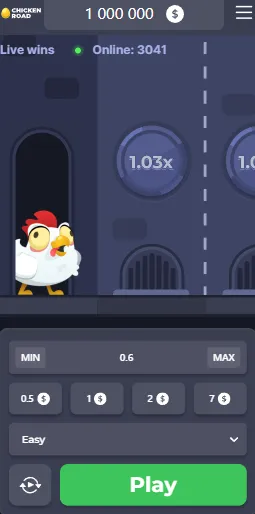 Chicken Road Android Interface